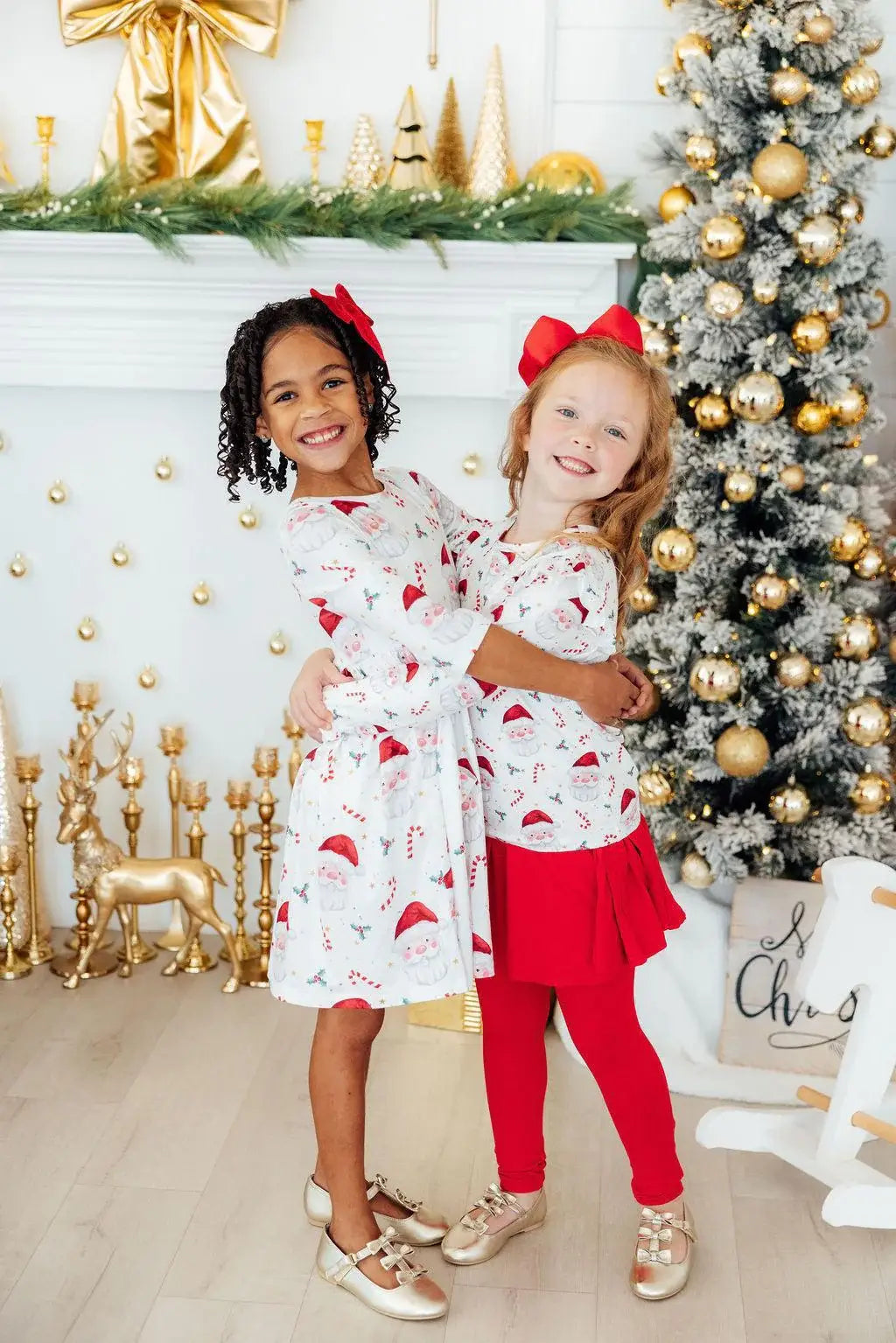 Mistletoe Magic L/S Ruffle Tee - Mila & Rose ® - Flyclothing LLC