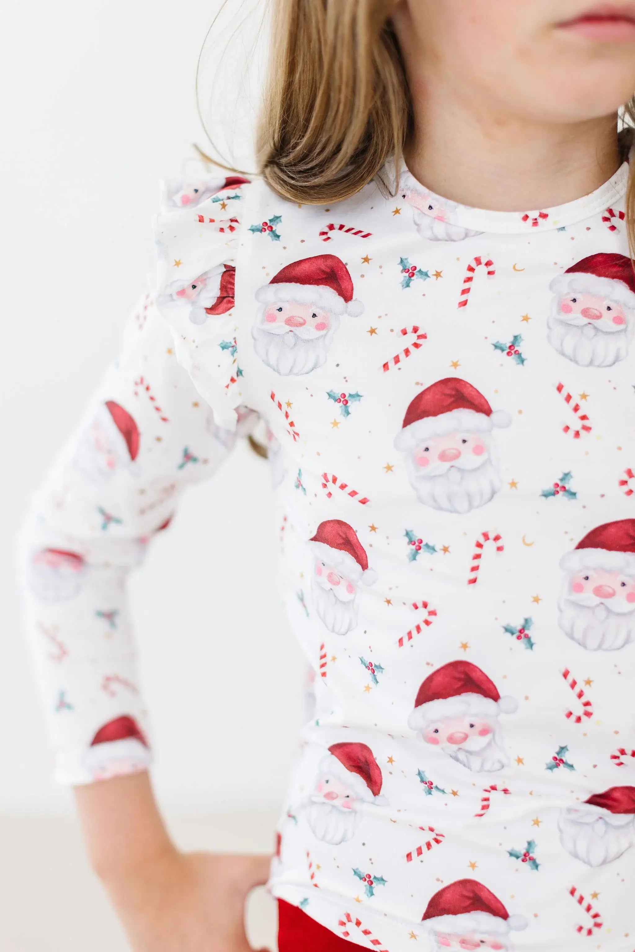 Mistletoe Magic L/S Ruffle Tee - Mila & Rose ® - Flyclothing LLC