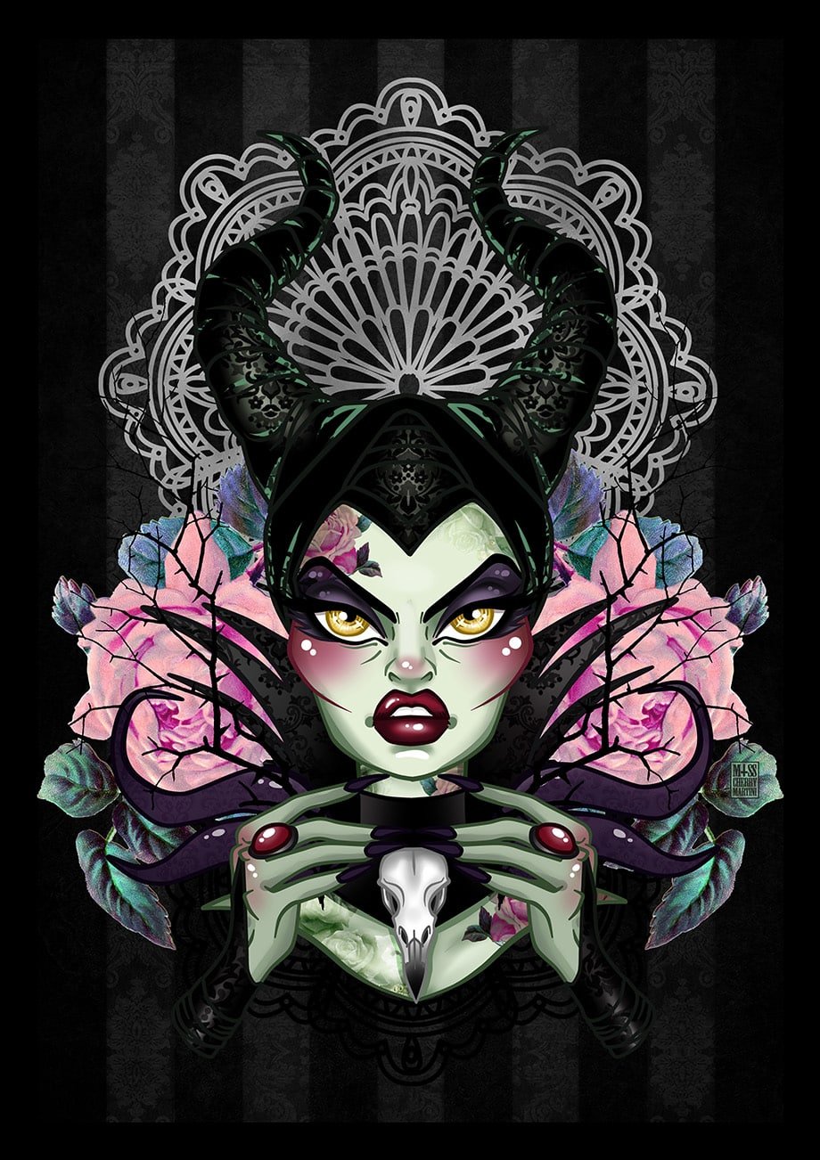 Black Market Art Company Mistress of Vengeance Print