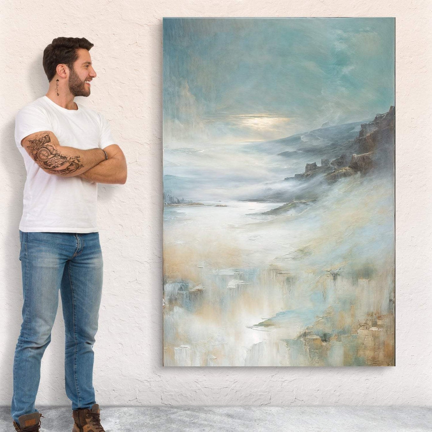 Canvas Print: "Misty Realm" - Tailored Canvases - Flyclothing LLC