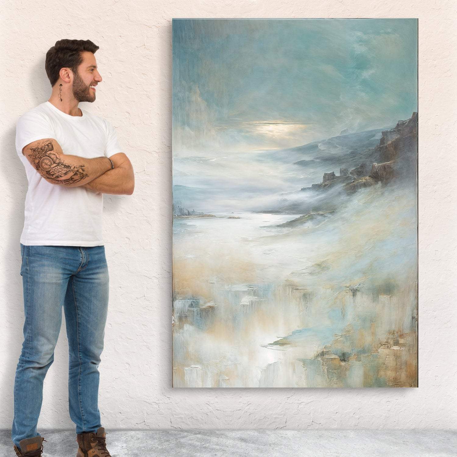 Canvas Print: "Misty Realm" - Tailored Canvases - Flyclothing LLC
