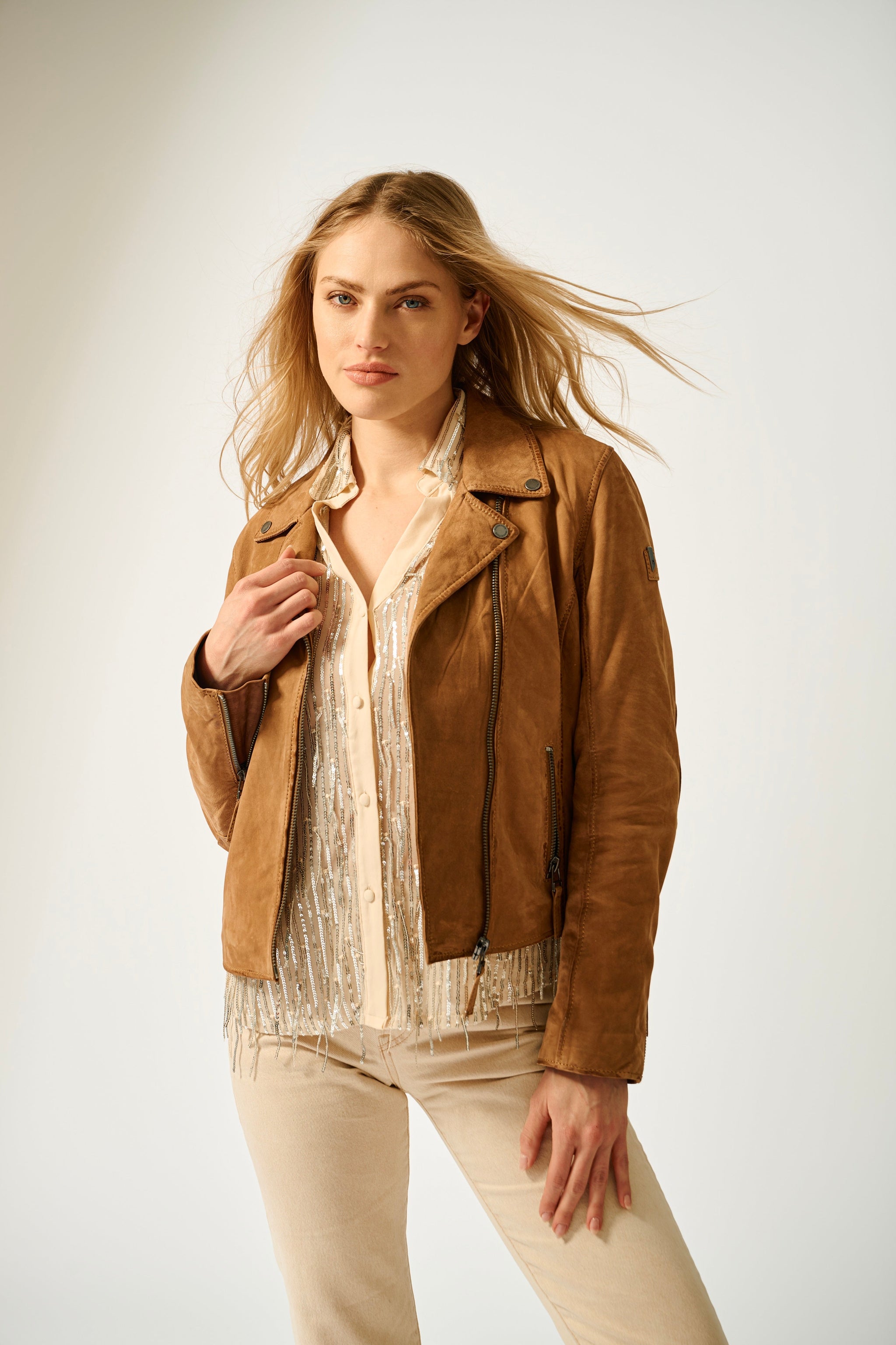 Misty RF Leather Jacket