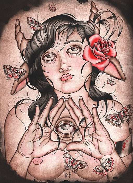 Black Market Art Company Mnemosyne Medea Print - Black Market Art Company - Flyclothing LLC