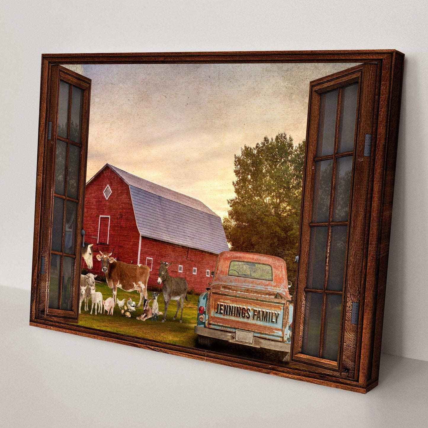 Family Farmhouse Sign - Tailored Canvases - Flyclothing LLC