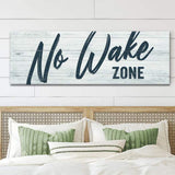 No Wake Zone Sign XVI - Tailored Canvases - Flyclothing LLC