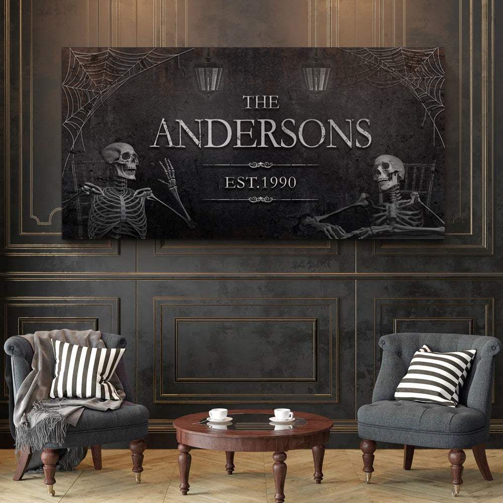 Personalized Gothic Sign VI - Tailored Canvases - Flyclothing LLC
