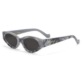 Kat x Money Moves - Grey Cateye Sunglasses - TopFoxx - Flyclothing LLC