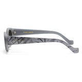 Kat x Money Moves - Grey Cateye Sunglasses - TopFoxx - Flyclothing LLC