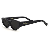 Kat x Money Moves - Black Cateye Sunglasses - TopFoxx - Flyclothing LLC