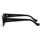 Kat x Money Moves - Black Cateye Sunglasses - TopFoxx - Flyclothing LLC