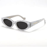Kat x Money Moves - Silver Cateye Sunglasses - TopFoxx - Flyclothing LLC