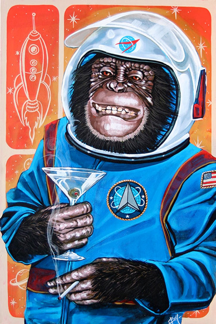 Black Market Art Company Mongo Returns A Hero Print