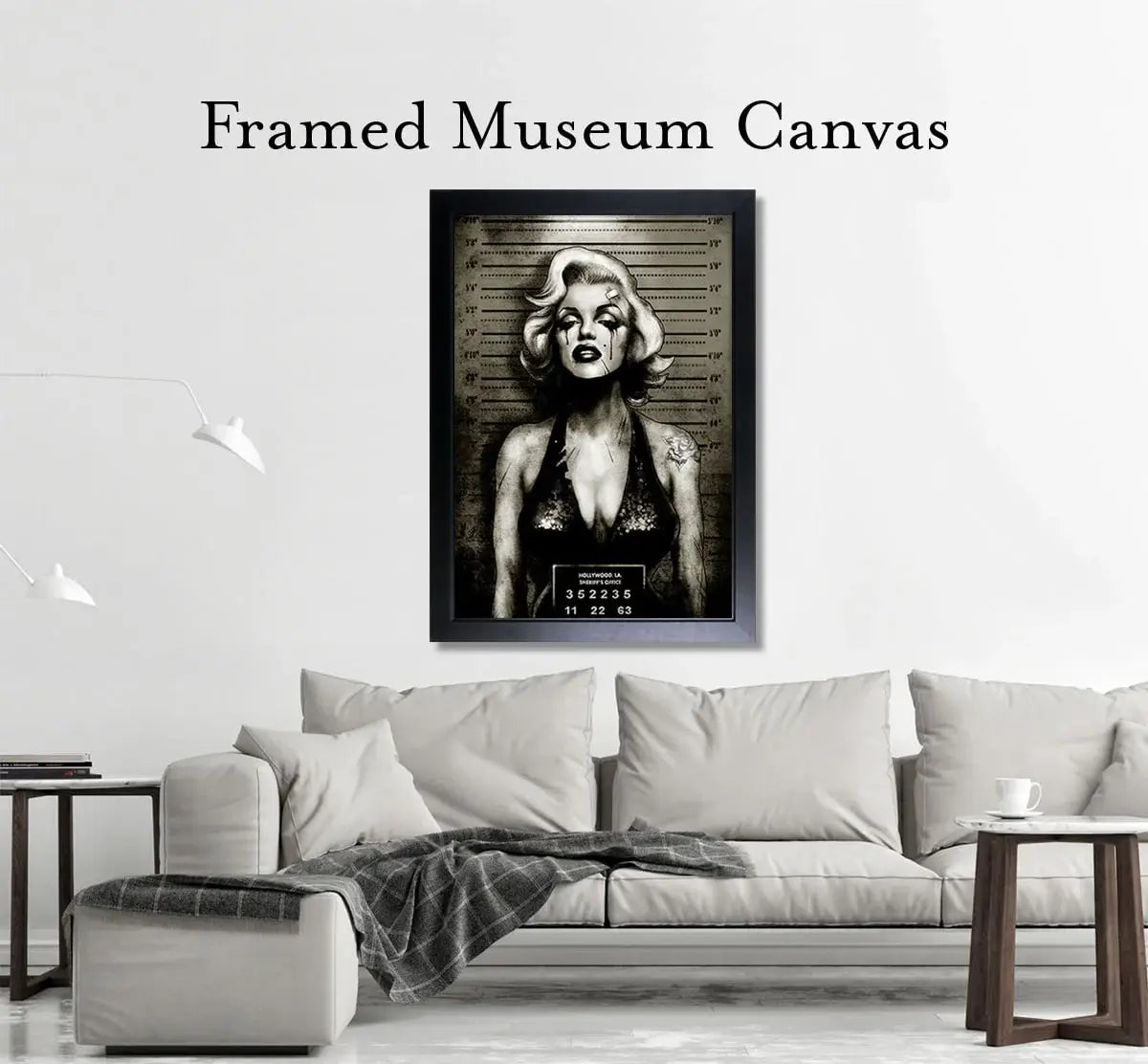 Black Market Art Company Monroe Mugshot Print - Black Market Art Company - Flyclothing LLC