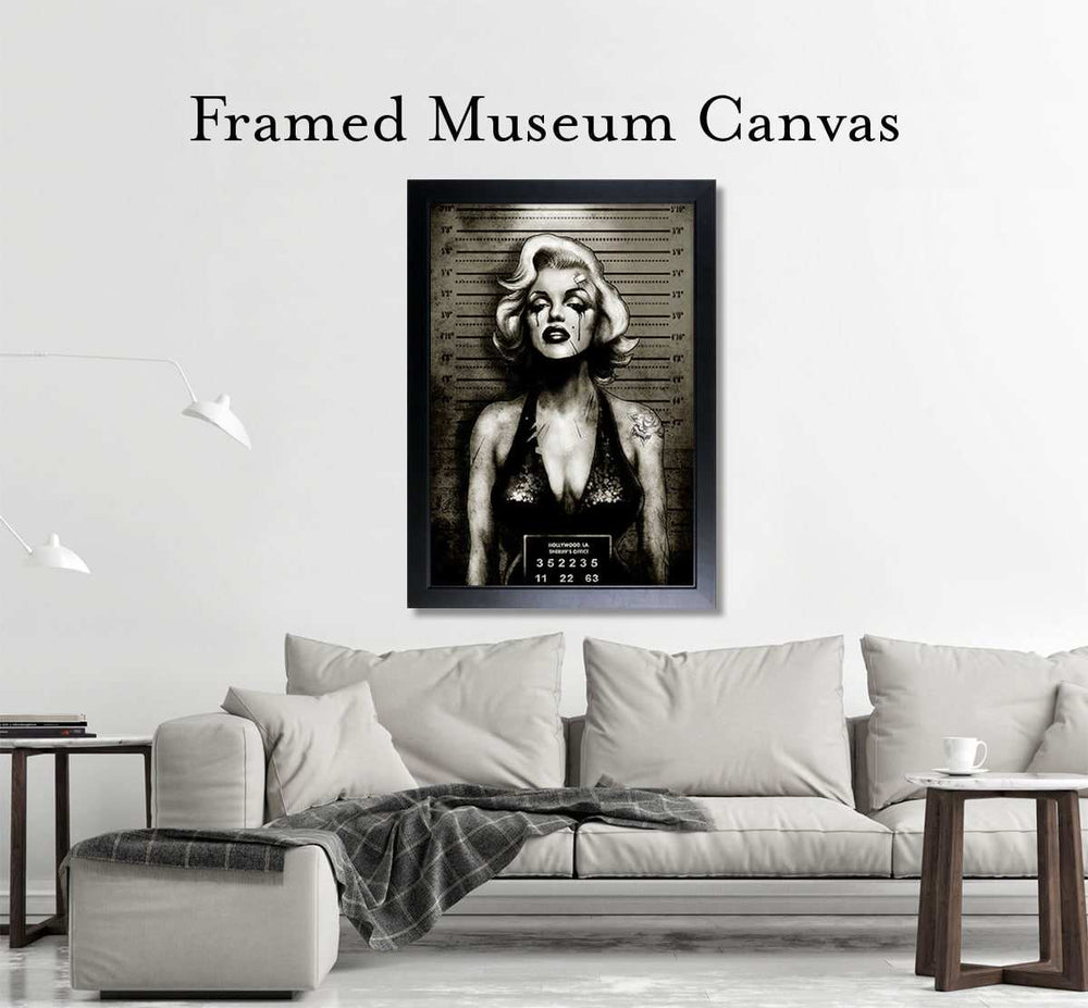 Black Market Art Company Monroe Mugshot Print - Black Market Art Company - Flyclothing LLC
