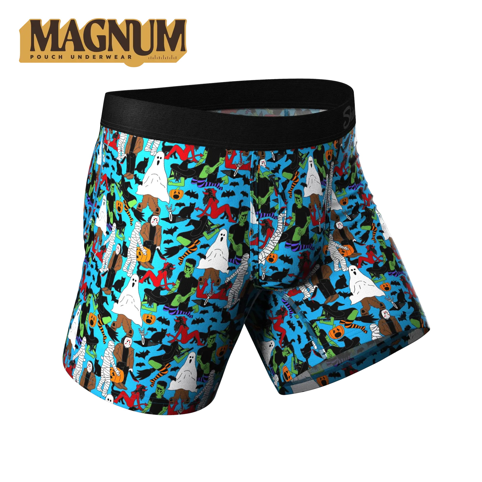 The Monster Smash | Halloween Characters Ball Hammock® Magnum Big Pouch Underwear - Shinesty - Flyclothing LLC