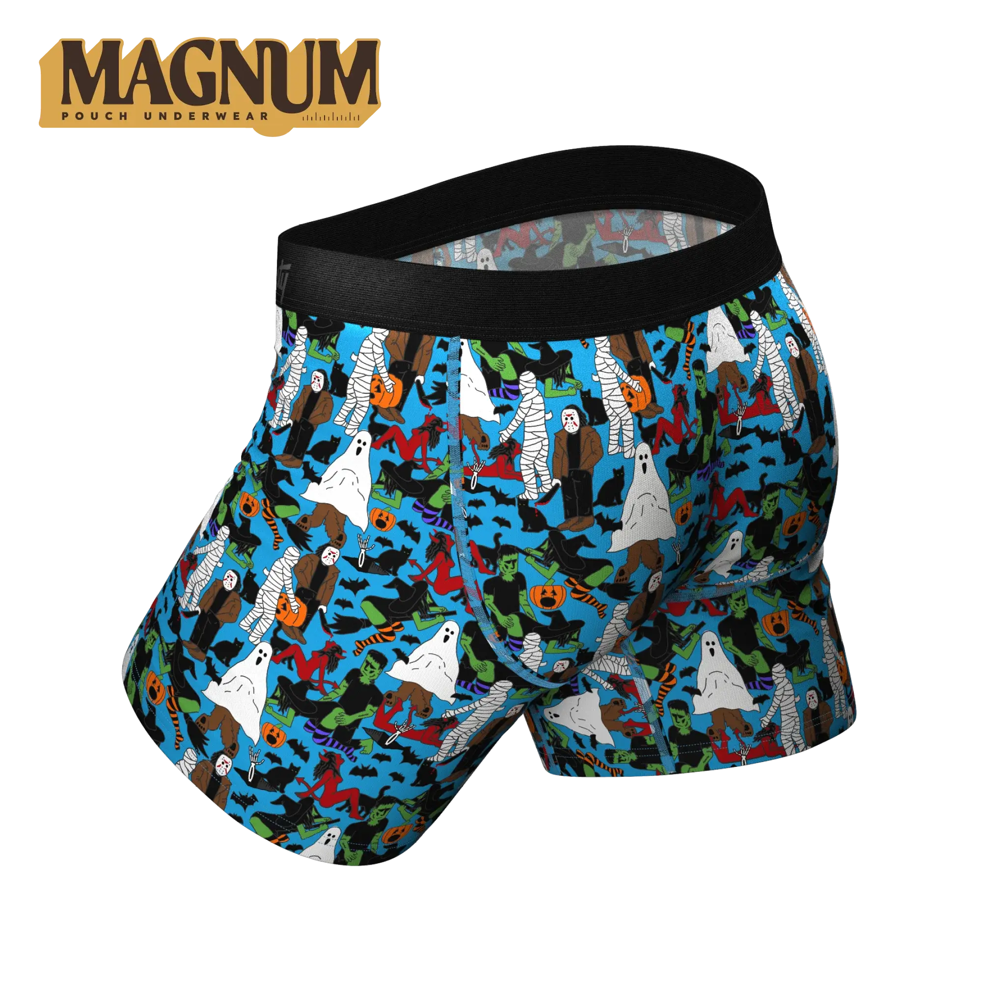 The Monster Smash | Halloween Characters Ball Hammock® Magnum Big Pouch Underwear - Shinesty - Flyclothing LLC