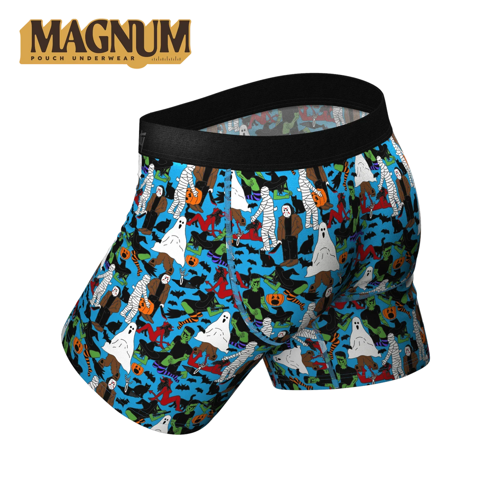 The Monster Smash | Halloween Characters Ball Hammock® Magnum Big Pouch Underwear - Shinesty - Flyclothing LLC