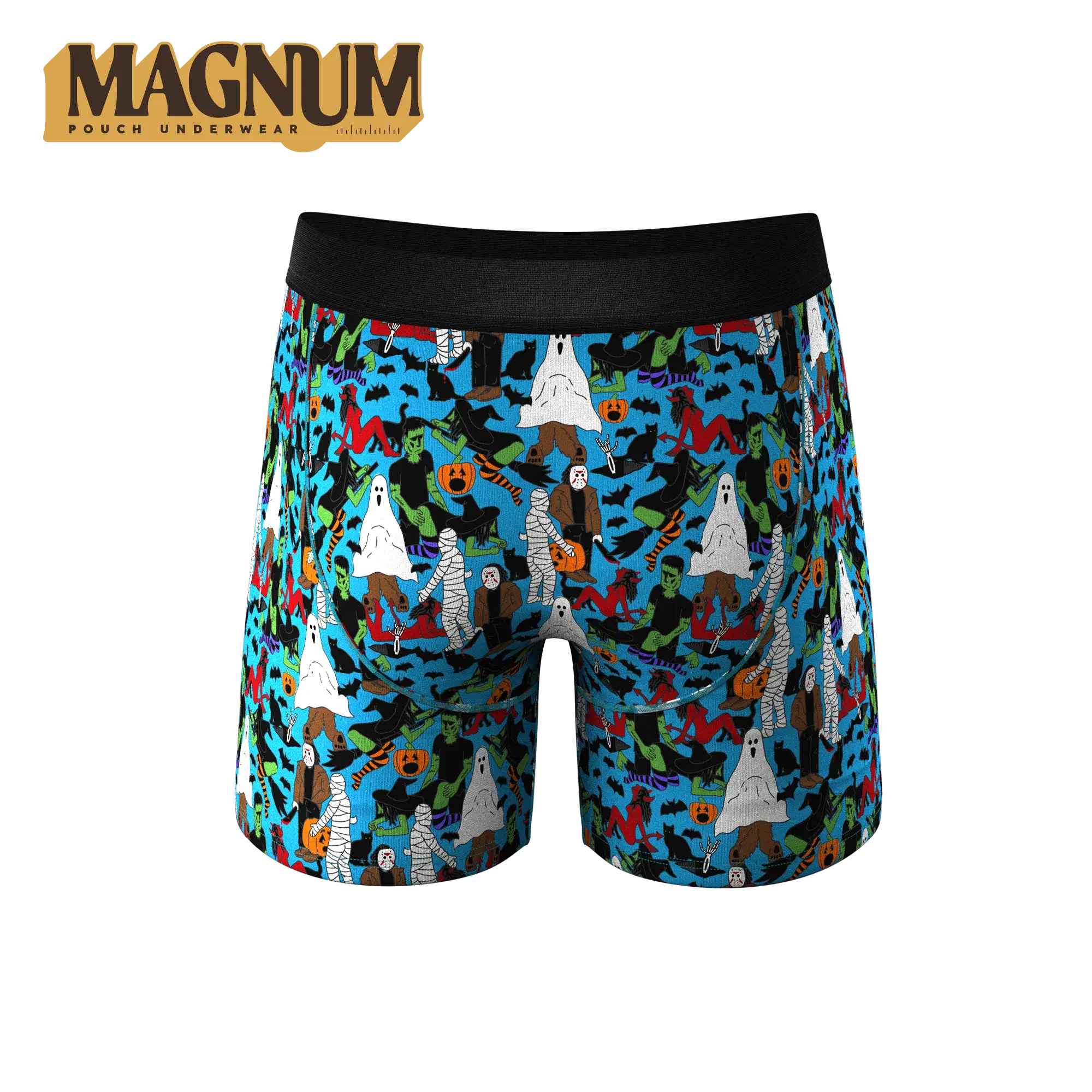The Monster Smash | Halloween Characters Ball Hammock® Magnum Big Pouch Underwear - Shinesty - Flyclothing LLC