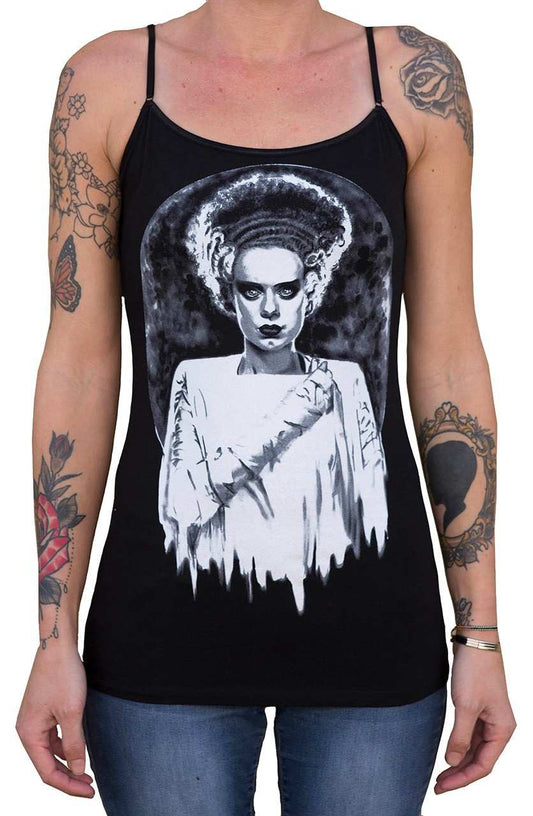 Black Market Art Company Monsters Bride Women's Camisole Tank Top - Black Market Art Company - Flyclothing LLC