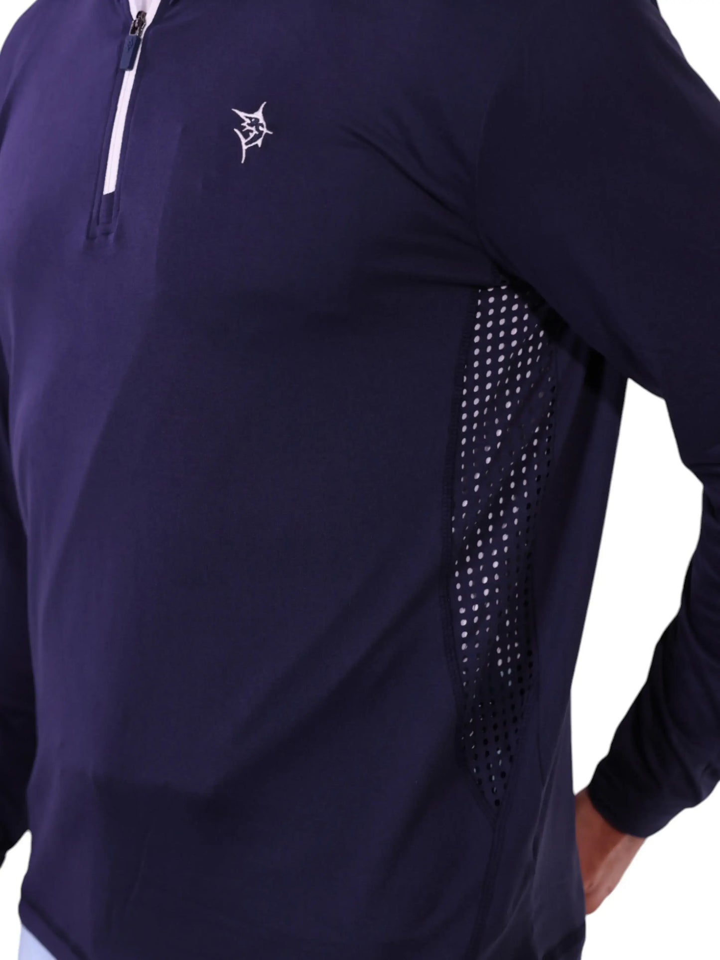 Monterey Performance Quarter Zip - White Water Life - Flyclothing LLC