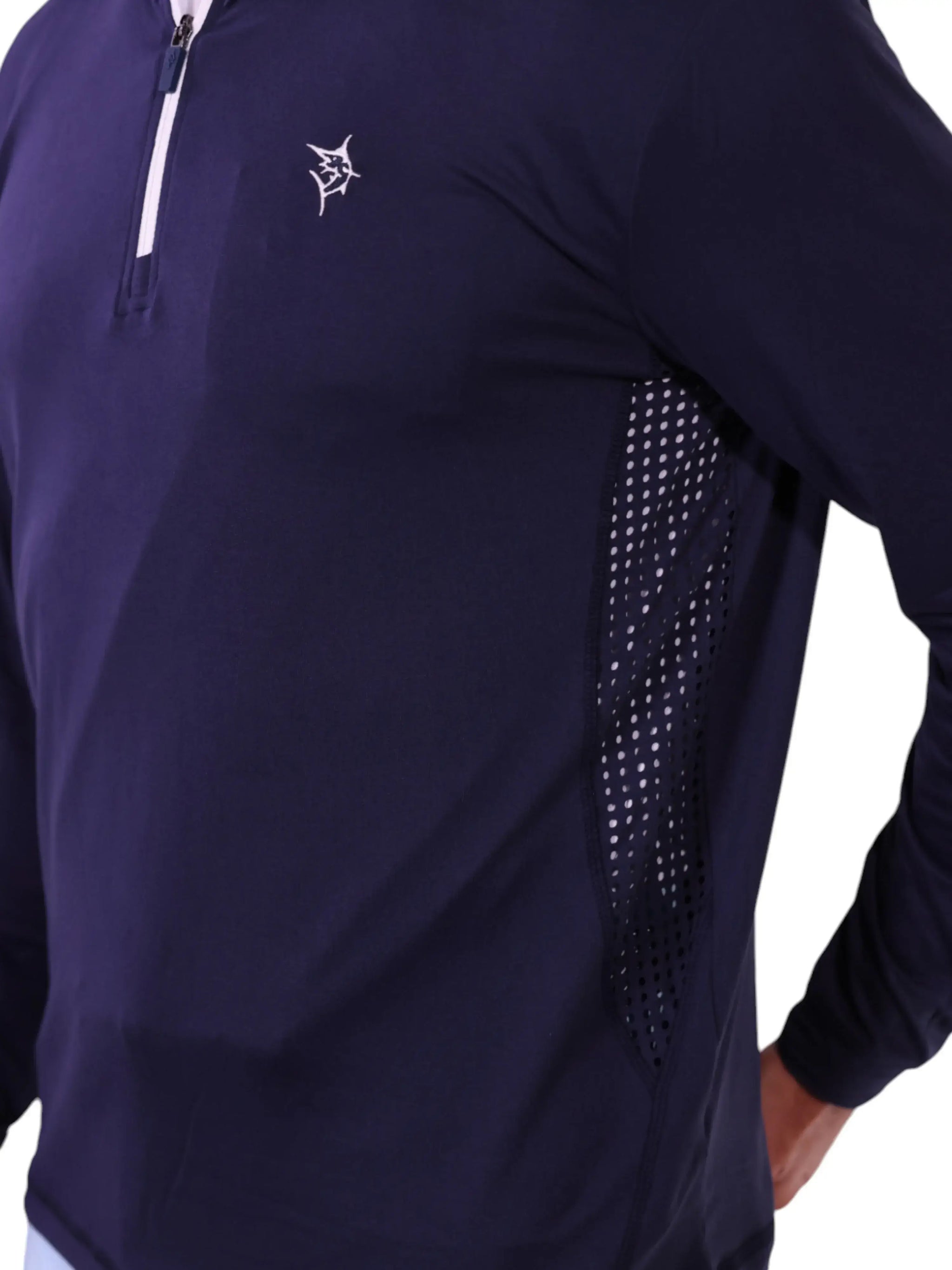Monterey Performance Quarter Zip - White Water Life - Flyclothing LLC