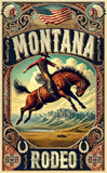 Black Market Art Company Montana Rodeo Poster & Art Print / Wall Art / Western Decor Print