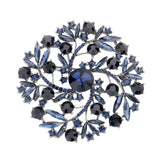 Pearl Rhinestone Embellished Flower Vine Brooch - Madeline Love - Flyclothing LLC