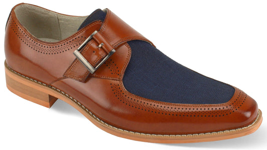 Giovanni Monte Whsky/Navy Mens Shoe - Giovanni
