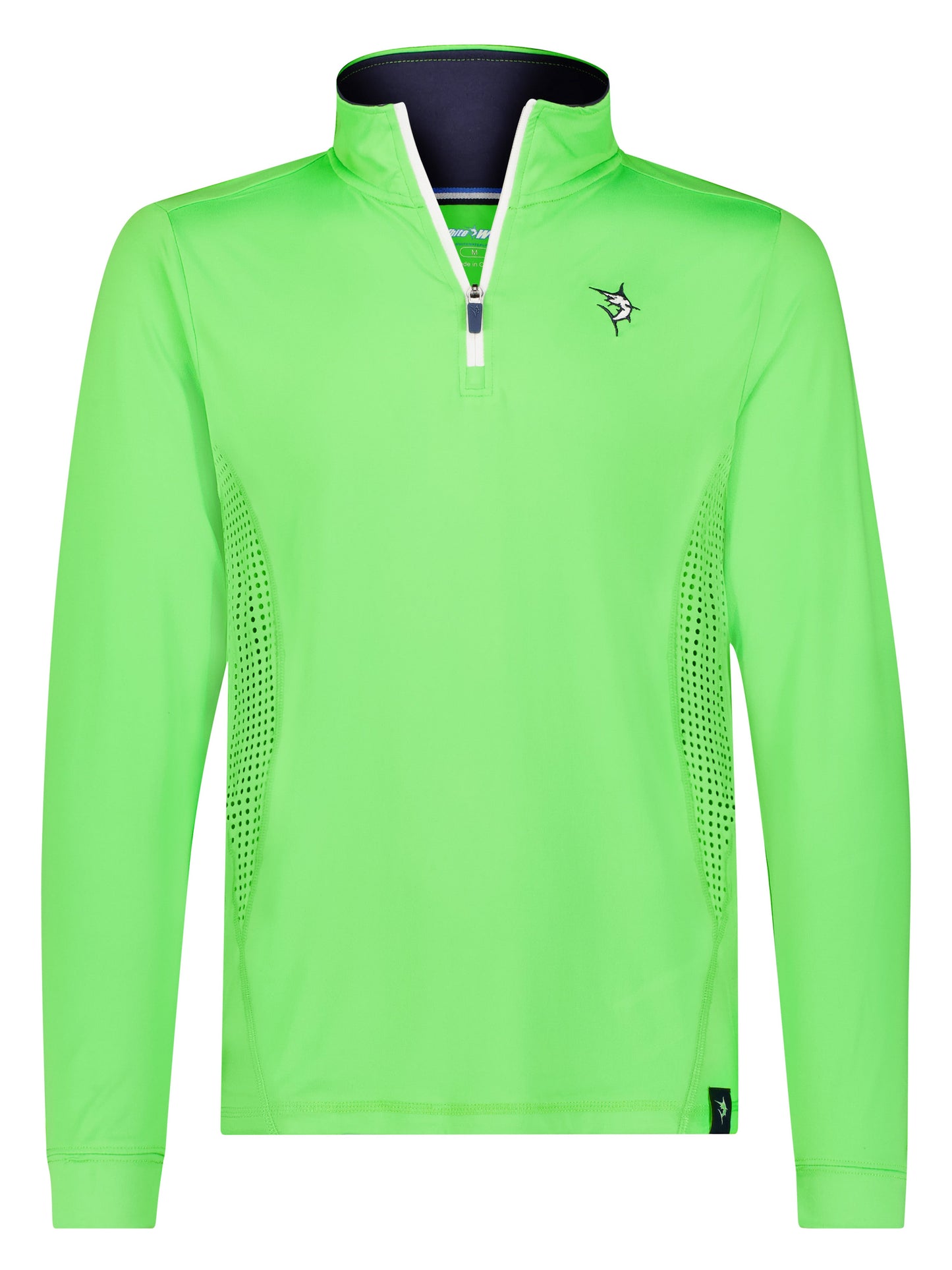 Monterey Performance Quarter Zip - White Water Life - Flyclothing LLC