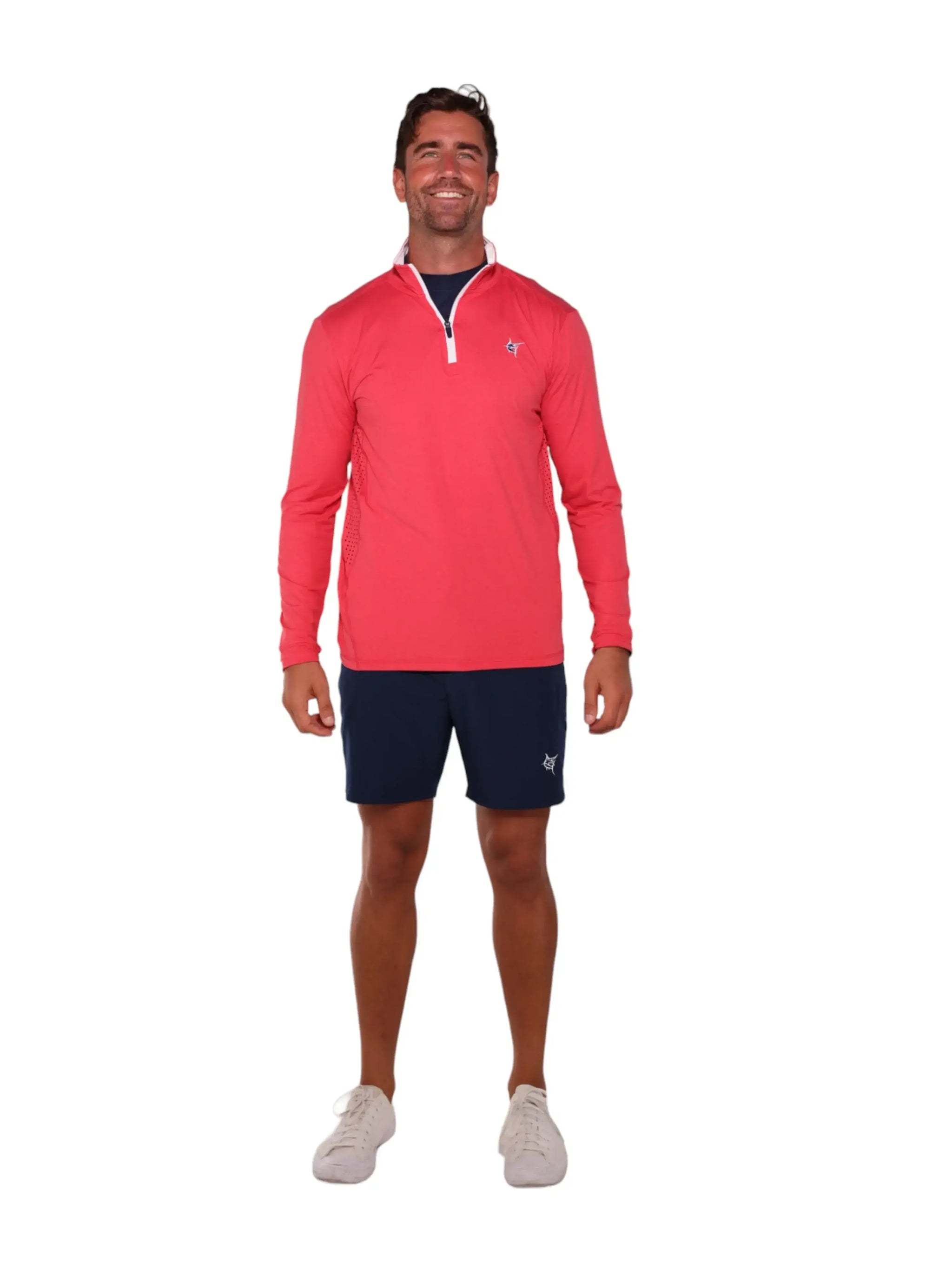 Monterey Performance Quarter Zip - White Water Life - Flyclothing LLC