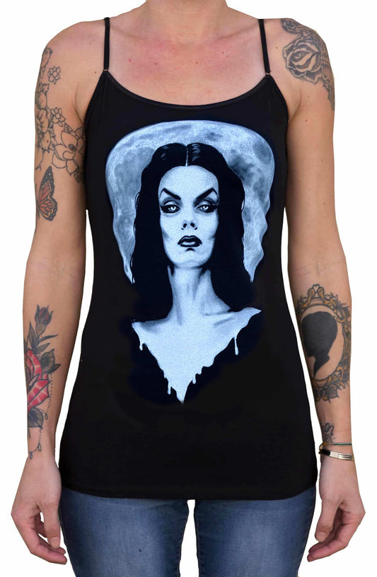 Black Market Art Company Moonlight Women's Camisole Tank Top - Black Market Art Company - Flyclothing LLC