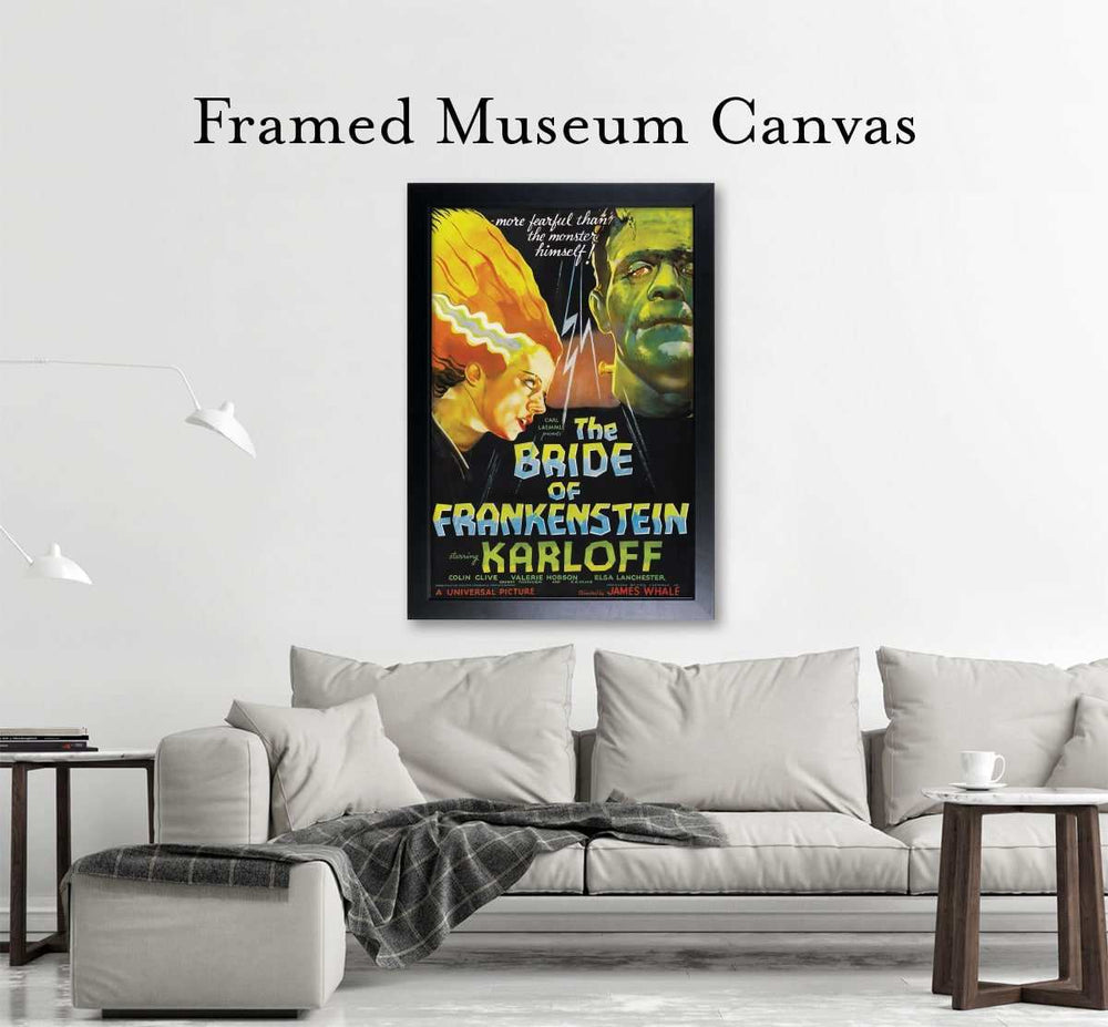 Black Market Art Company More Fearful & Frankenstein & Bride Movie Poster Print - Black Market Art Company - Flyclothing LLC
