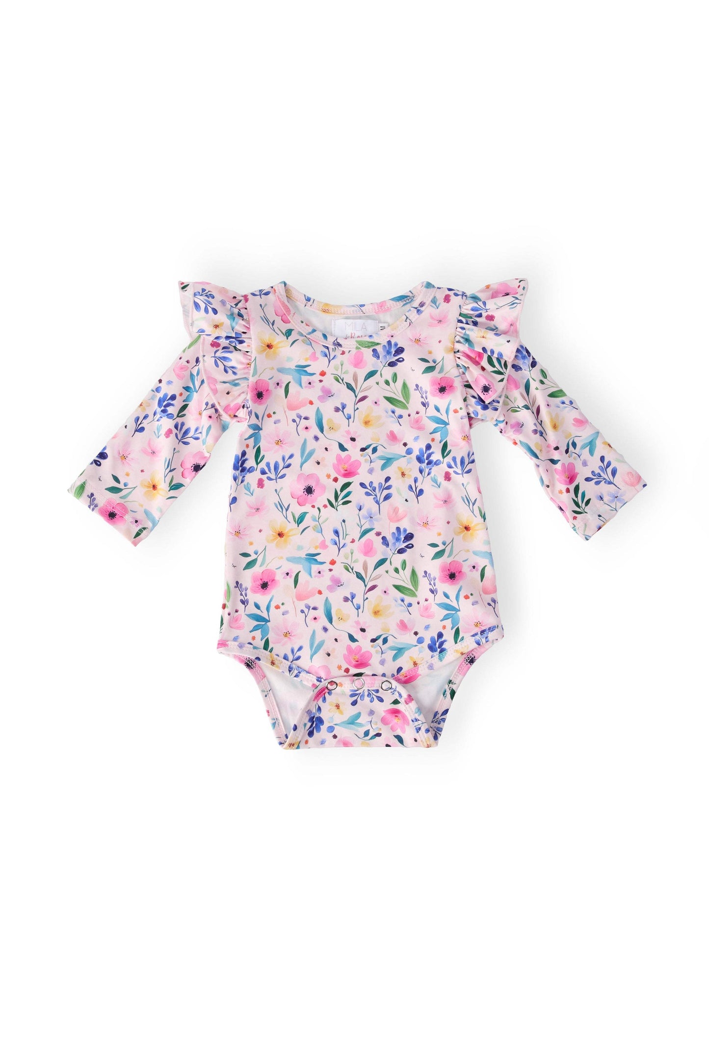 Morning Meadows L/S Flutter Bodysuit - Mila & Rose ® - Flyclothing LLC