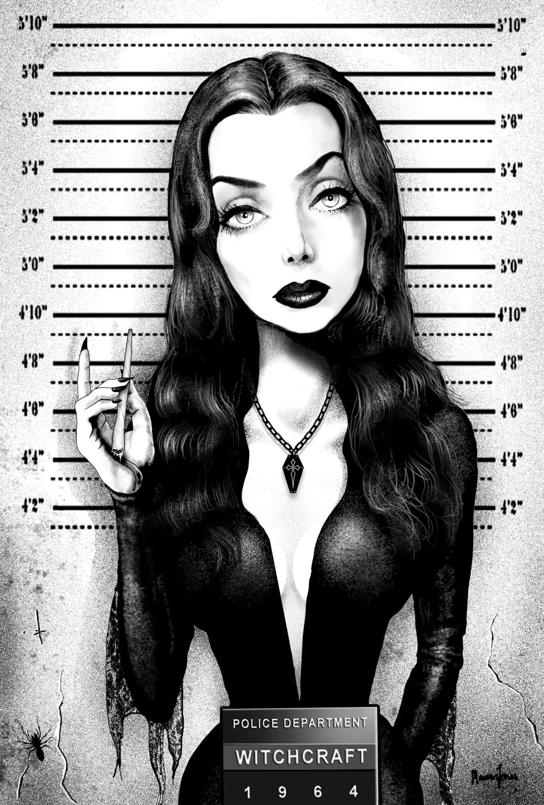 Black Market Art Company MORTICIA & Art Prints Print - Black Market Art Company - Flyclothing LLC