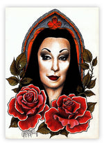 Black Market Art Company Morticia Print