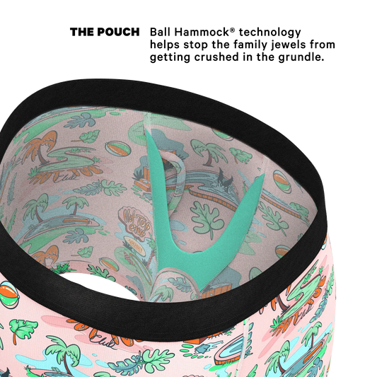 The Motel Hotel | Palm Springs Tropical Ball Hammock® Pouch Underwear With Fly - Shinesty - Flyclothing LLC