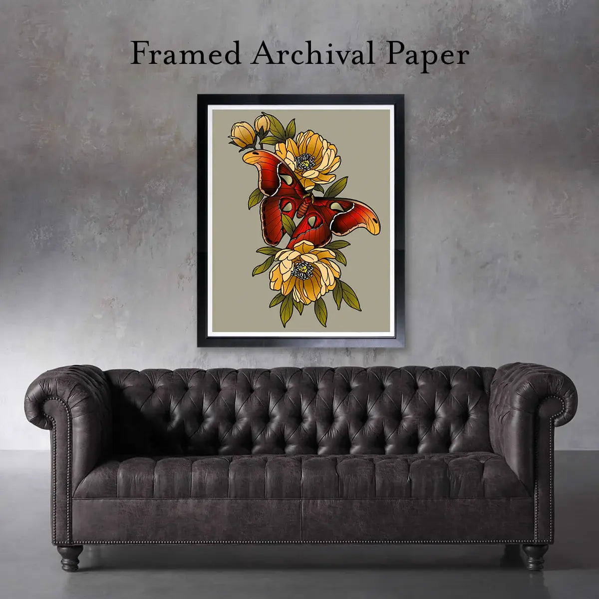 Black Market Art Company Moth Daddy Print - Black Market Art Company - Flyclothing LLC