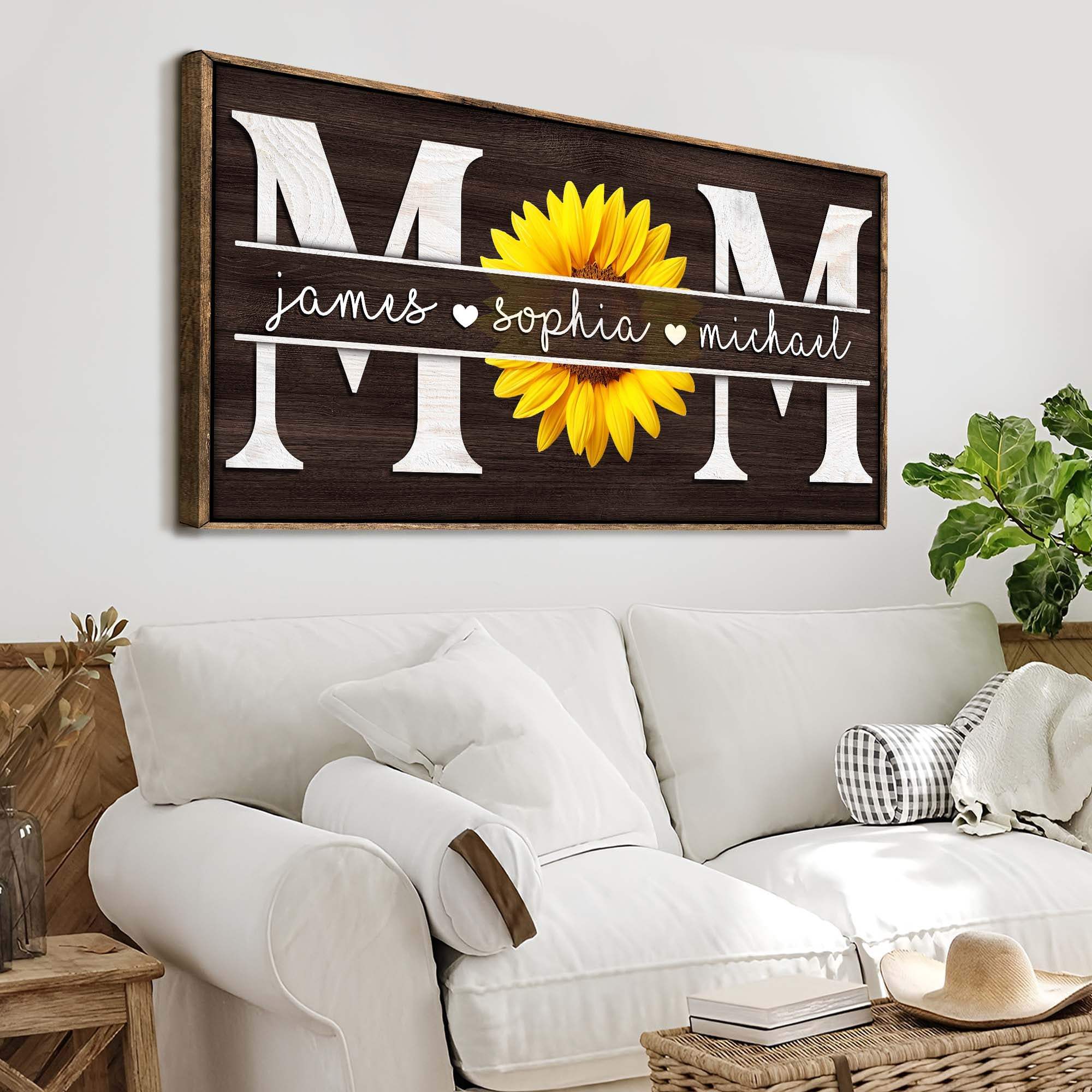 Mothers Day Personalized Gift - Tailored Canvases - Flyclothing LLC