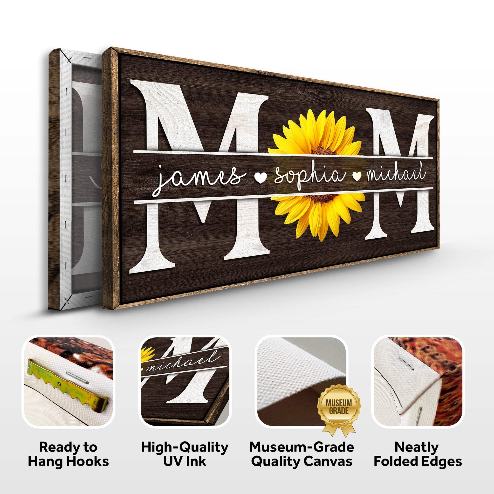 Mothers Day Personalized Gift - Tailored Canvases - Flyclothing LLC