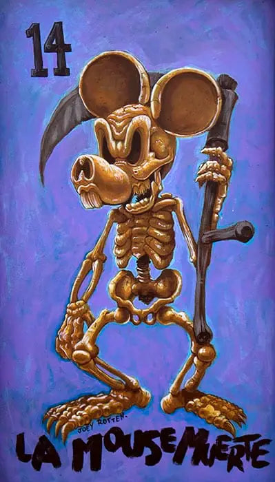 Black Market Art Company Mouse Muerte Print - Black Market Art Company - Flyclothing LLC