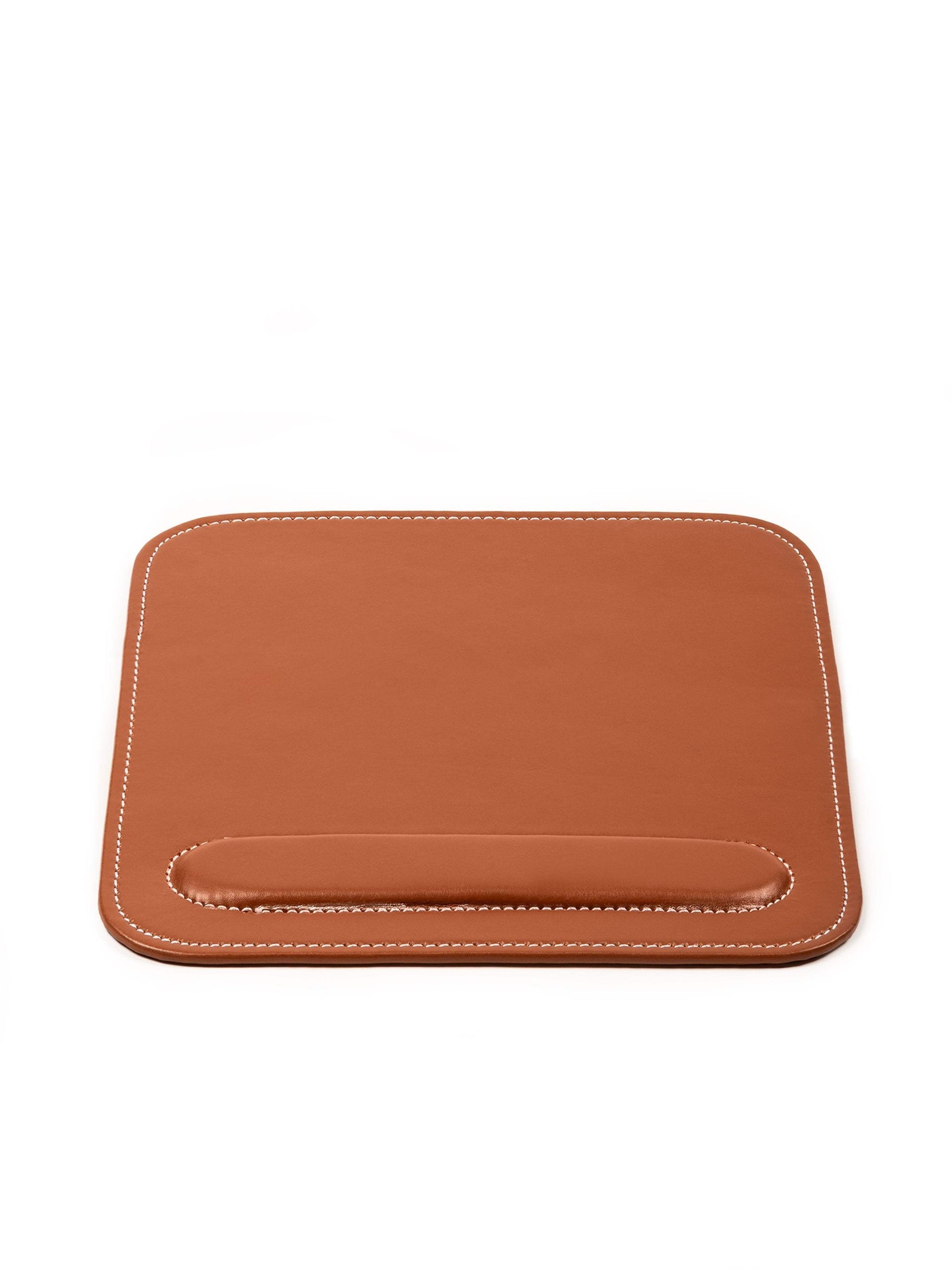 Leather Mouse Pad with Wrist Rest (set of 2) - Classy Leather Bags - Flyclothing LLC