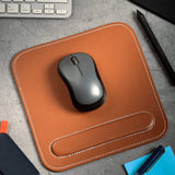 Leather Mouse Pad with Wrist Rest (set of 2) - Classy Leather Bags - Flyclothing LLC