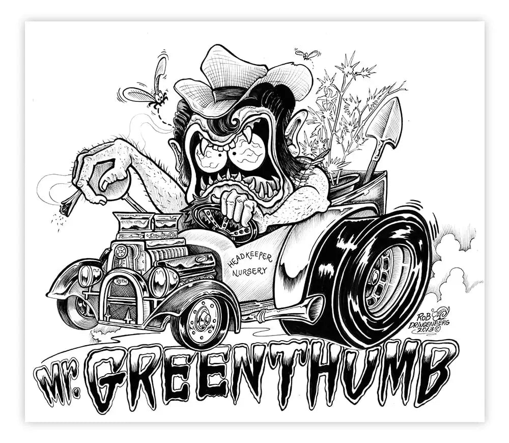 Black Market Art Company Mr. Greenthumb Print - Black Market Art Company - Flyclothing LLC