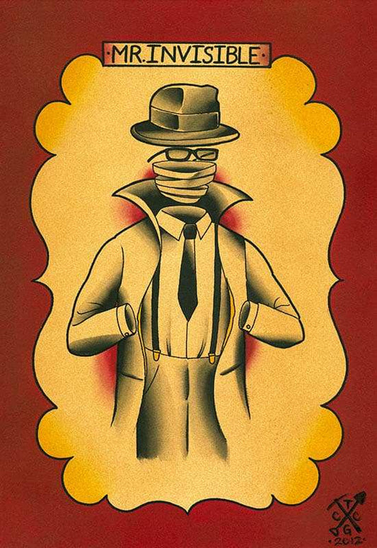 Black Market Art Company Mr. Invisible Print - Black Market Art Company - Flyclothing LLC