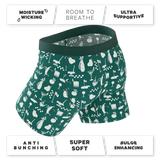 The Mulligan | Green Golf Ball Hammock® Pouch Underwear With Fly - Shinesty - Flyclothing LLC