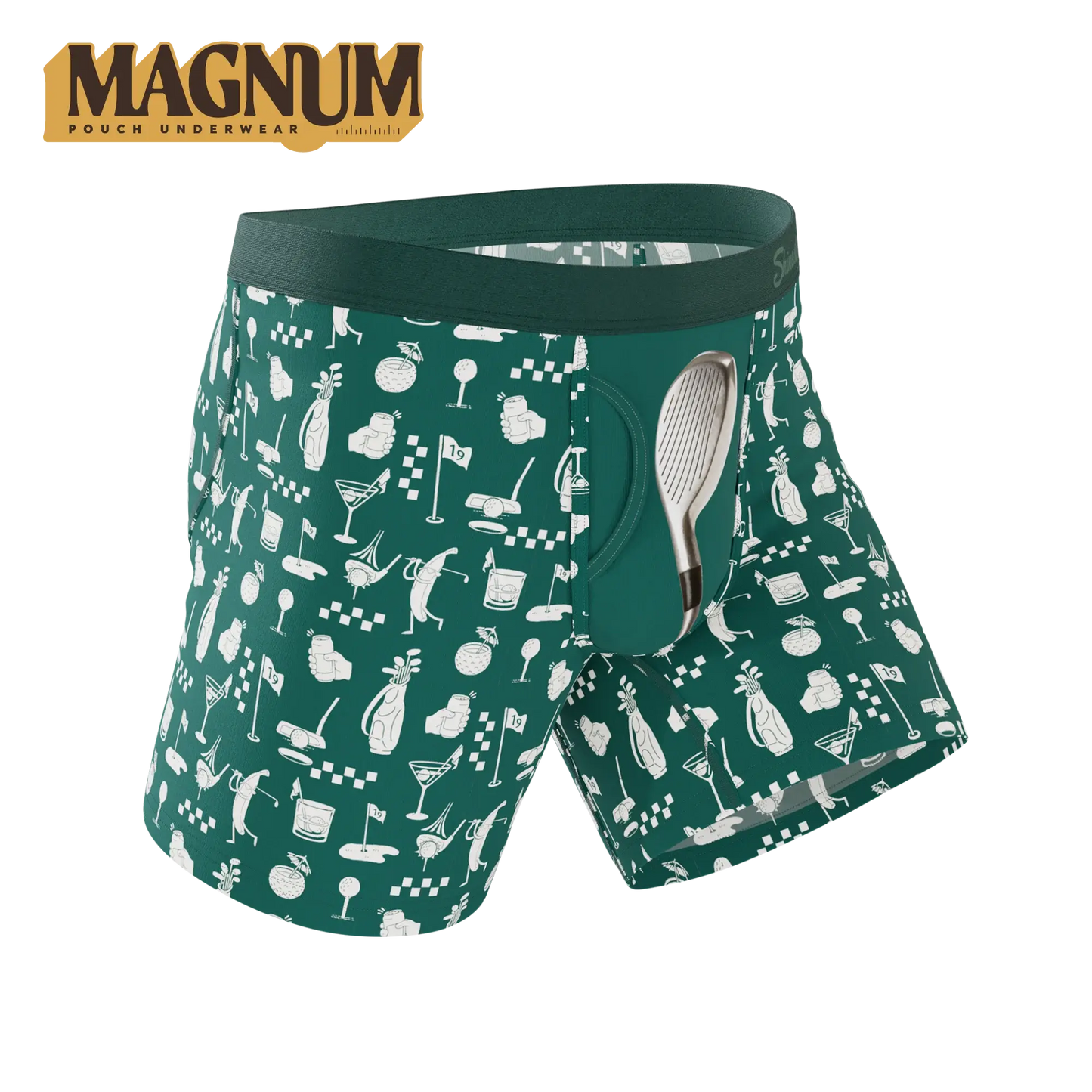The Mulligan | Green Golf Ball Hammock® Magnum Big Pouch Underwear - Shinesty - Flyclothing LLC