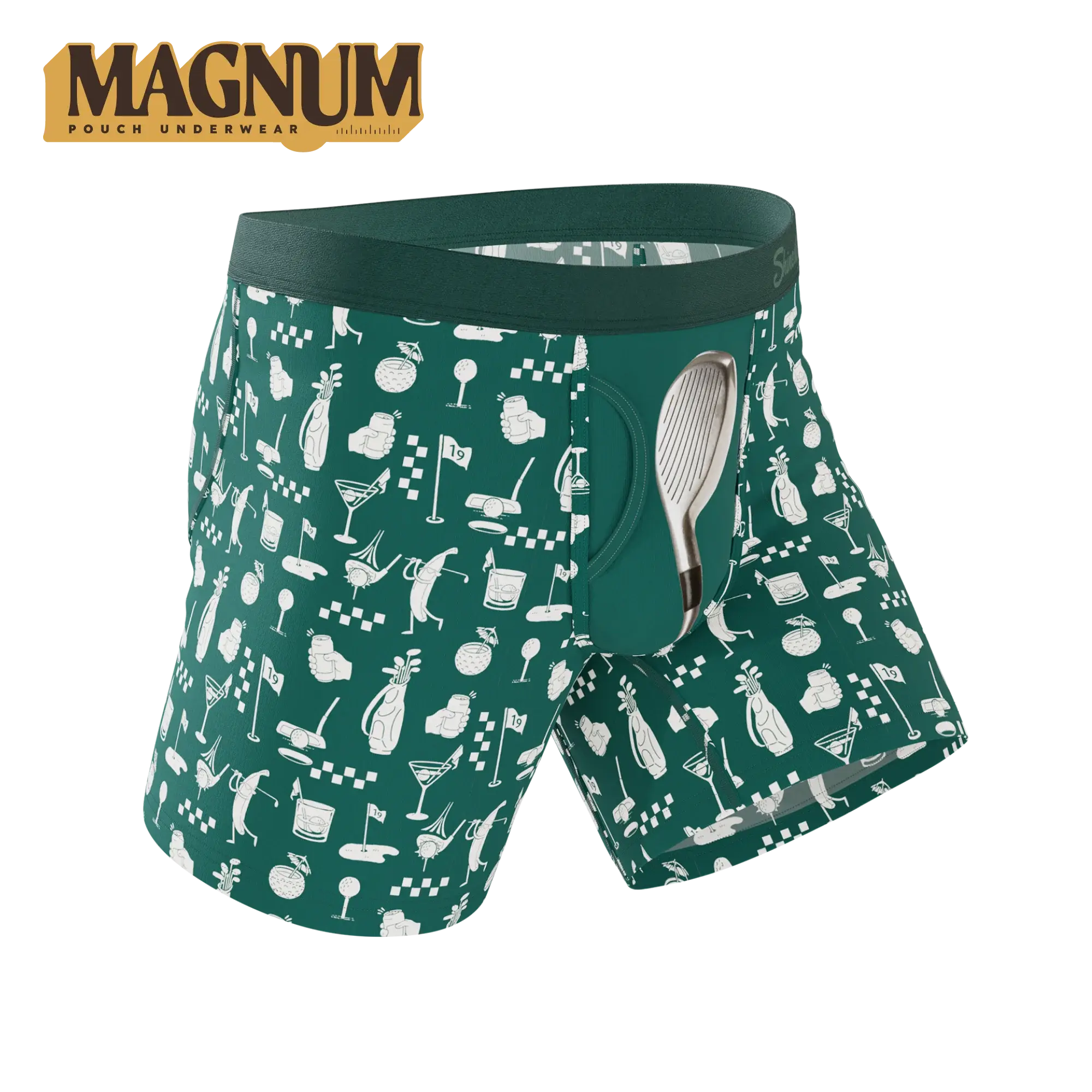 The Mulligan | Green Golf Ball Hammock® Magnum Big Pouch Underwear - Shinesty - Flyclothing LLC