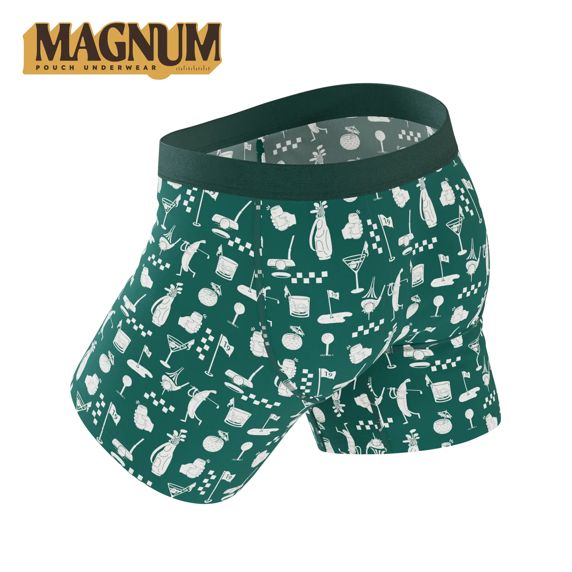 The Mulligan | Green Golf Ball Hammock® Magnum Big Pouch Underwear - Shinesty - Flyclothing LLC
