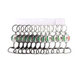 12PCS - Mexico Flag Printed Bottle Opener Keychains - Madeline Love - Flyclothing LLC
