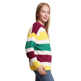 Mardi Gras Color Block Sweater - Madeline Love - Flyclothing LLC